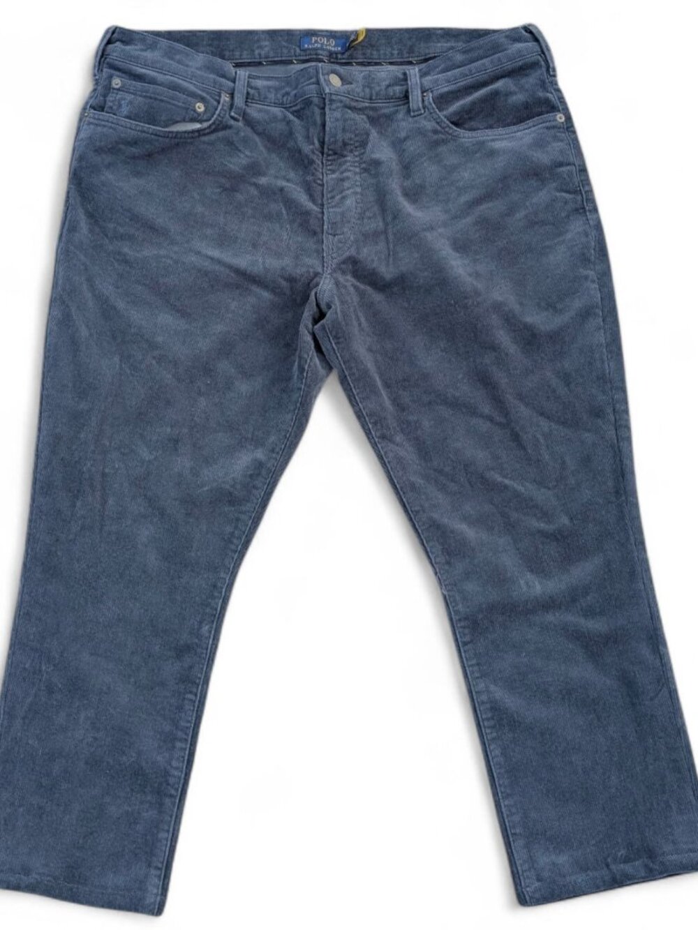 Polo Ralph Lauren Men's Corduroy Pants Blue 38x30 Classic Fit Casual Trousers